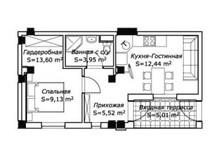 ПЛАНИРОВКИ АПАРТАМЕНТОВ САНТОРИНИ КЛУБ СОЧИ